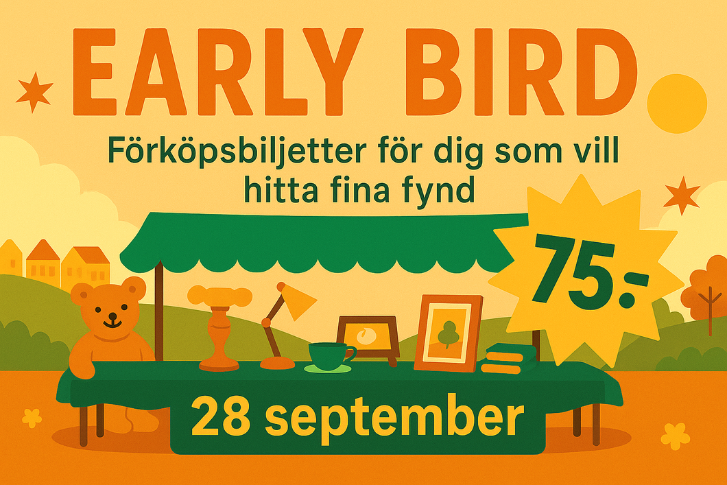 Early Bird - Superfynda den 28 september!