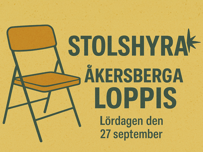 Stolshyra - Lördagen den 27 september