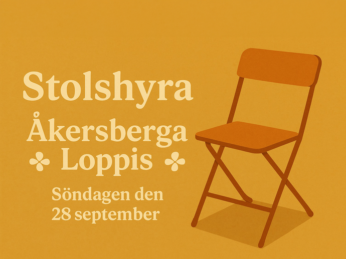 Stolshyra - Söndagen den 28 september